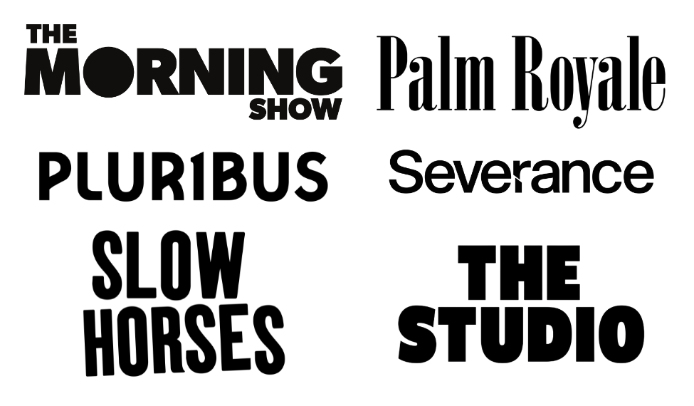Apple TV - The Morning Show, Palm Royale, Pluribus, Severance, Slow Horses, and The Studio