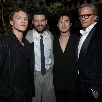 The Actors Night at the Chateau hosted by The Actor Awards & Elle: Connor Storrie, François Arnaud, Hudson Williams, and Jon Brockett